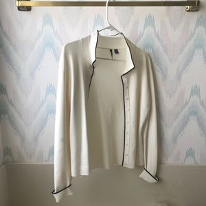 Black and White Cardigan